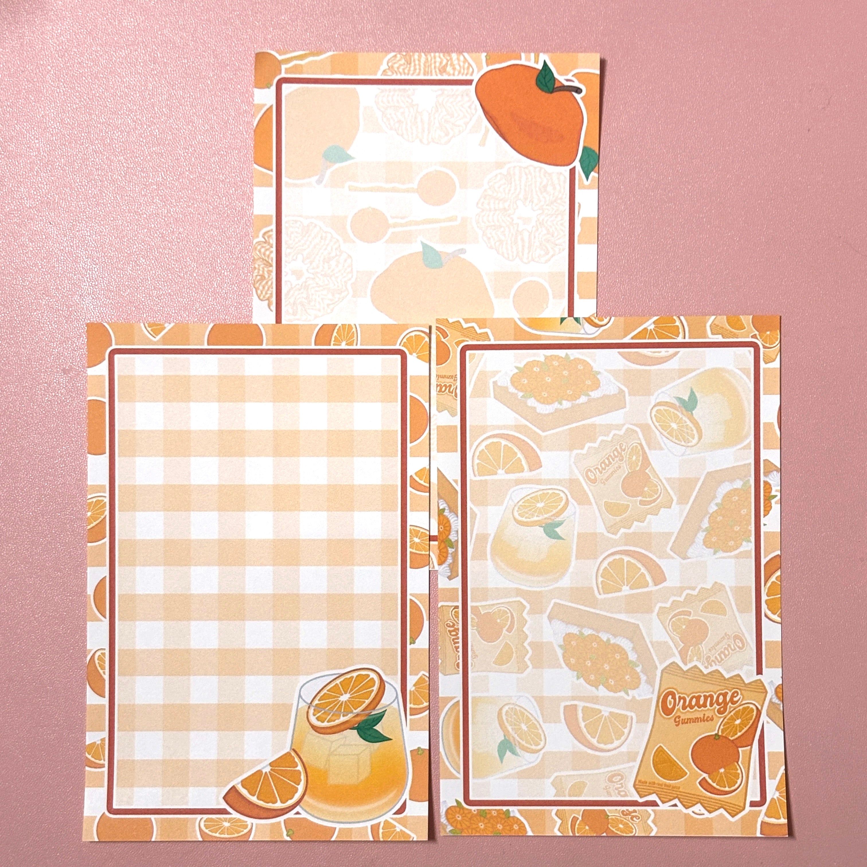 Orange Letter Set