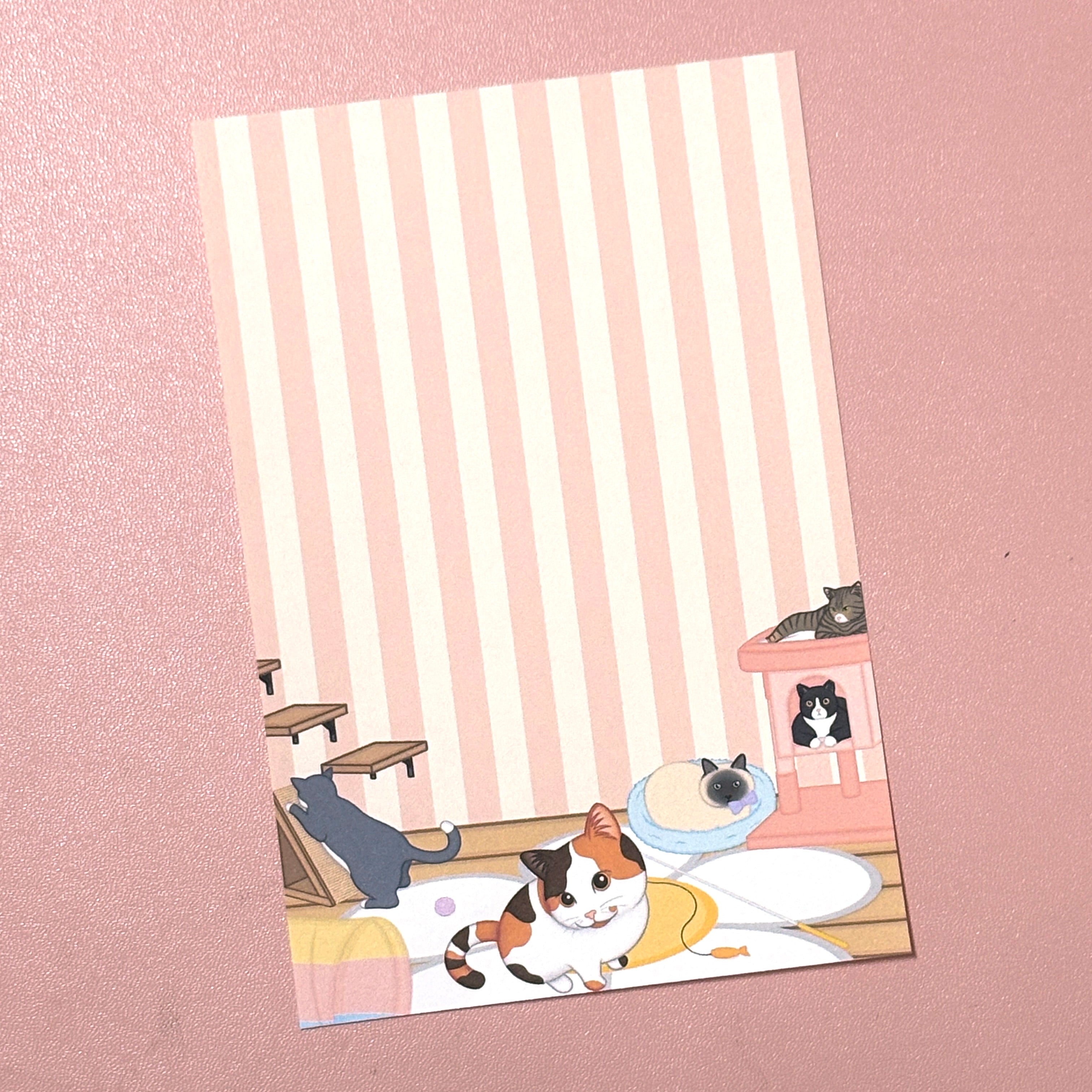 Cat Café Letter Set