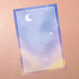 Large Memo Pad -- Soft Skies Moon