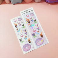 Mermaid Friends Korean Holographic Polco Stickers