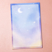 Large Memo Pad -- Pastel Moon