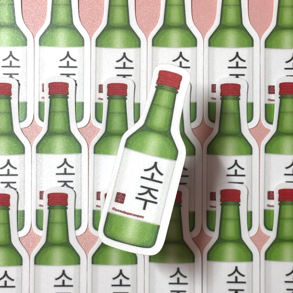 [WATERPROOF] Soju Vinyl Sticker Decal
