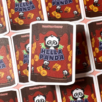 [WATERPROOF] Hella Panda Vinyl Sticker Decal
