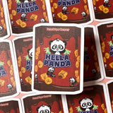 [WATERPROOF] Hella Panda Vinyl Sticker Decal