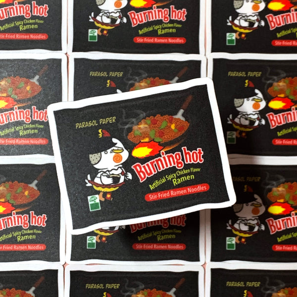 [WATERPROOF] Burning Hot Ramen Rameon Vinyl Sticker Decal