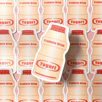 [WATERPROOF] Yakult Yogurt Drink Vinyl Sticker Decal