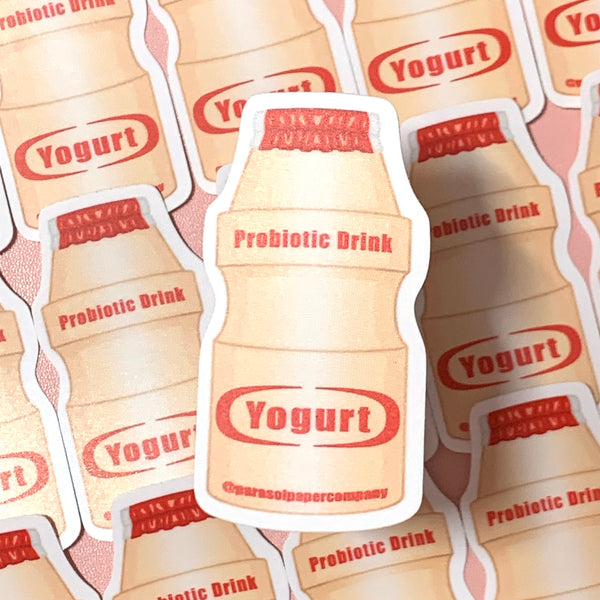 [WATERPROOF] Yakult Yogurt Drink Vinyl Sticker Decal