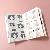 Cat Memes Mini Sticker Book