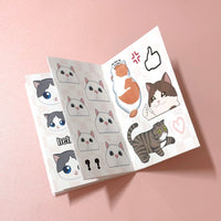 Cat Memes Mini Sticker Book