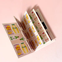Asian Snacks and Drinks Mini Sticker Book