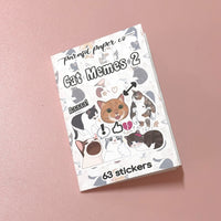 Cat Memes 2 Mini Sticker Book