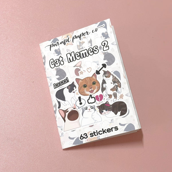 Cat Memes 2 Mini Sticker Book