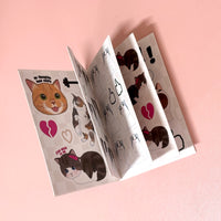 Cat Memes 2 Mini Sticker Book