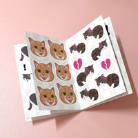 Cat Memes 2 Mini Sticker Book