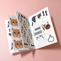 Cat Memes 2 Mini Sticker Book