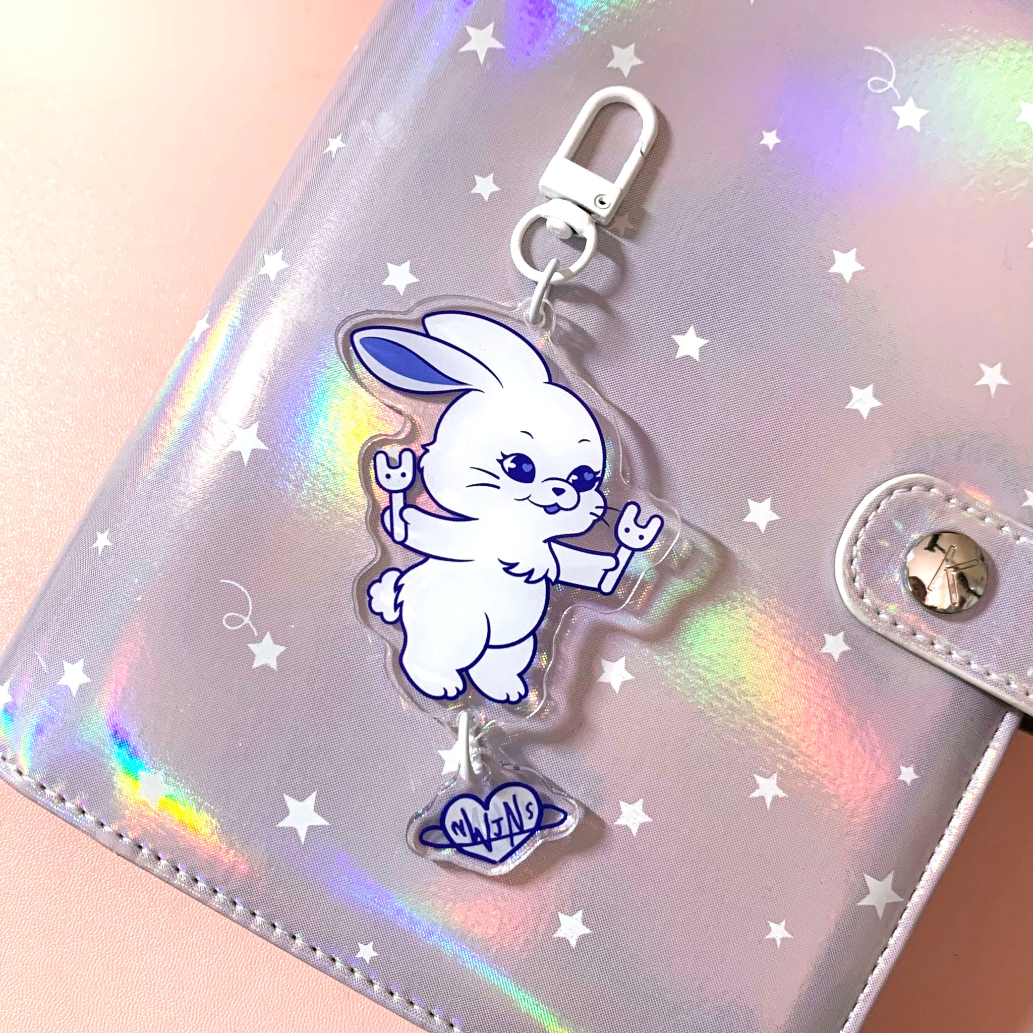 NEWJEANS Tokki Lightstick Dangle Charm Acrylic Keychain – Parasol Paper Co