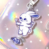 NEWJEANS Tokki Lightstick Dangle Charm Acrylic Keychain