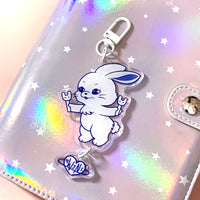 NEWJEANS Tokki Lightstick Dangle Charm Acrylic Keychain