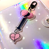 BLACKPINK Logo Lightstick Dangle Charm Acrylic Keychain