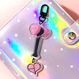 BLACKPINK Logo Lightstick Dangle Charm Acrylic Keychain