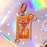 Cardcaptor Sakura - Sakura Book Sealing Wand Acrylic Keychain