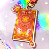 Cardcaptor Sakura - Sakura Book Sealing Wand Acrylic Keychain