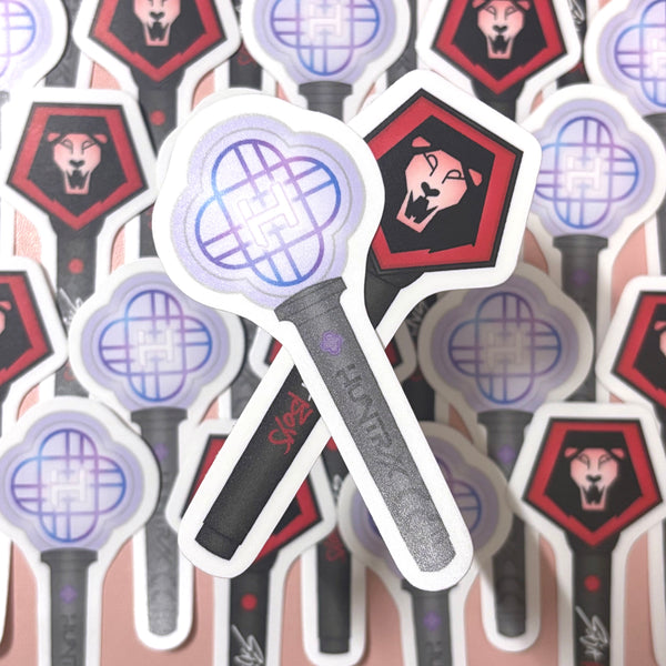 [WATERPROOF] Huntrix Saja Boys Lightstick Vinyl Sticker Decal