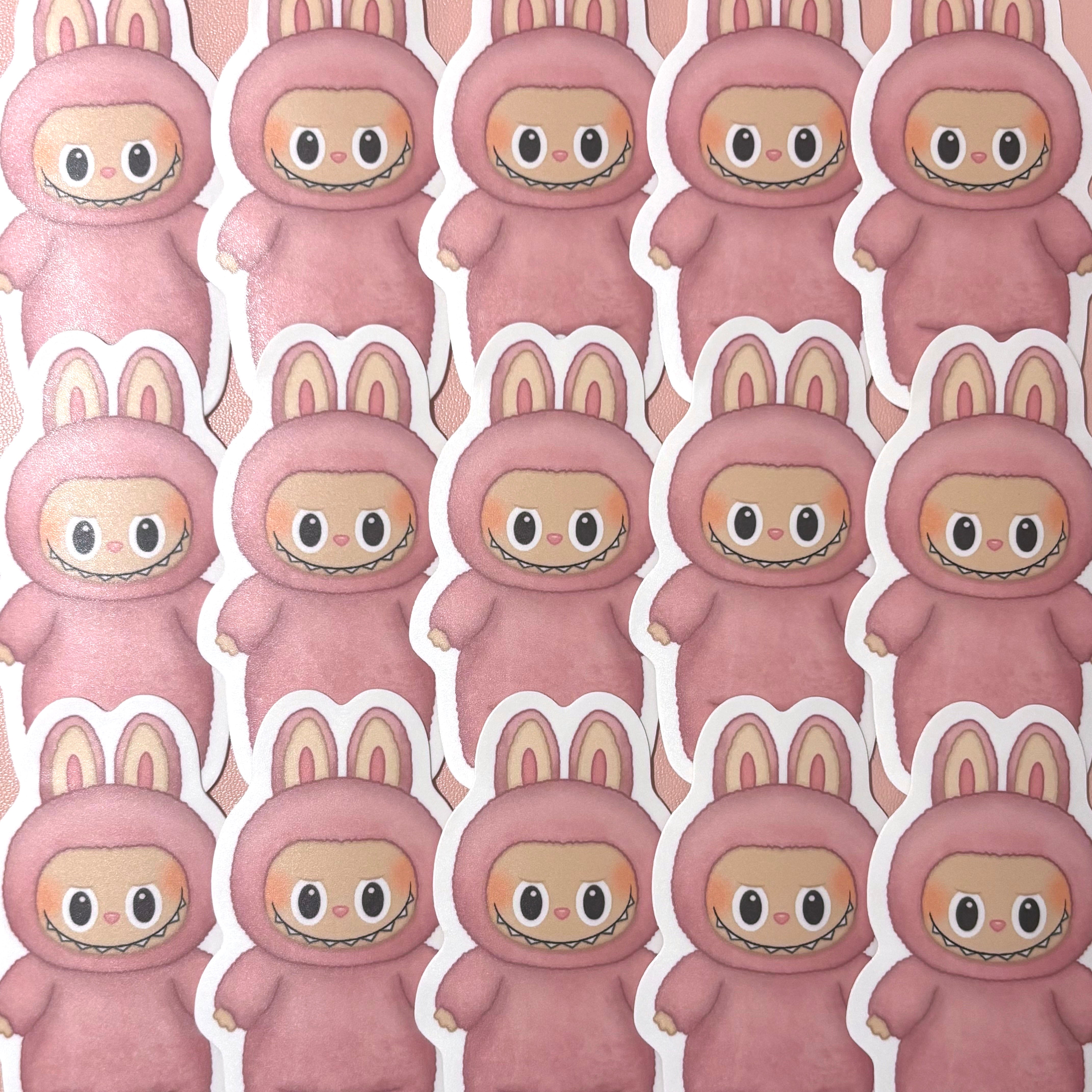 [WATERPROOF] Labubu Exciting Macaron Series Vinyl Sticker Decal