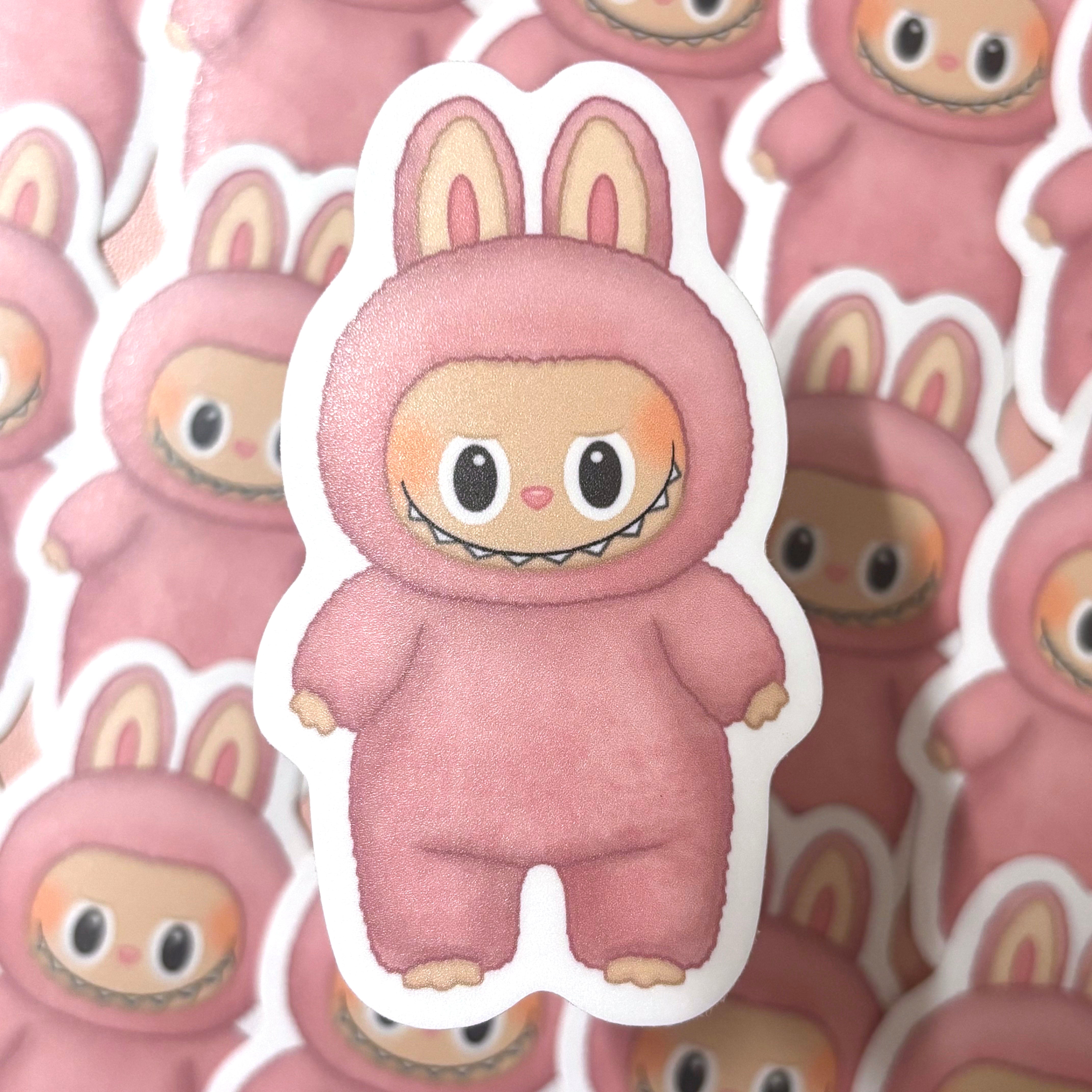 [WATERPROOF] Labubu Exciting Macaron Series Vinyl Sticker Decal