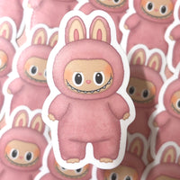 [WATERPROOF] Labubu Exciting Macaron Series Vinyl Sticker Decal