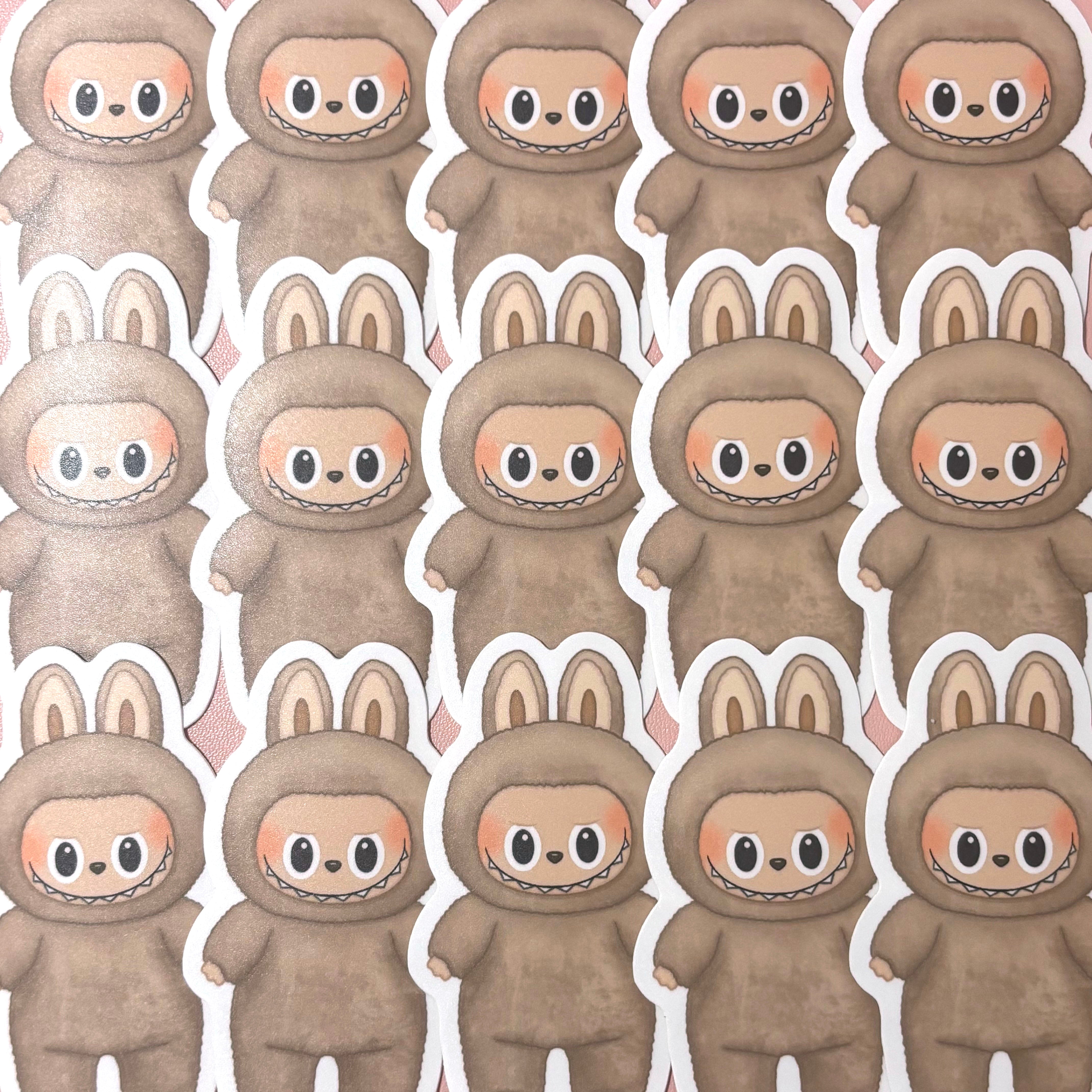 [WATERPROOF] Labubu Exciting Macaron Series Vinyl Sticker Decal