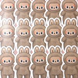 [WATERPROOF] Labubu Exciting Macaron Series Vinyl Sticker Decal