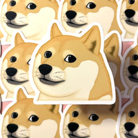 [WATERPROOF] Doge Meme Vinyl Sticker Decal