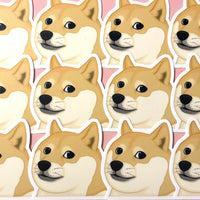[WATERPROOF] Doge Meme Vinyl Sticker Decal