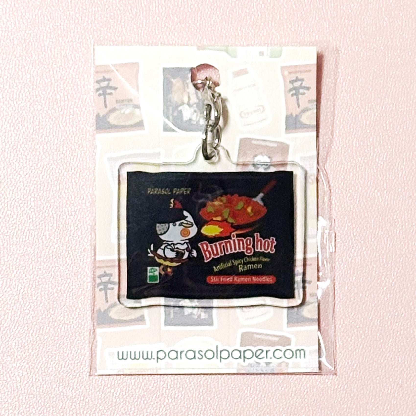 Asian Snacks and Drinks Mini Acrylic Charms