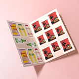 Asian Snacks and Drinks Mini Sticker Book