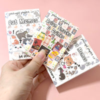 Cat Memes Mini Sticker Book