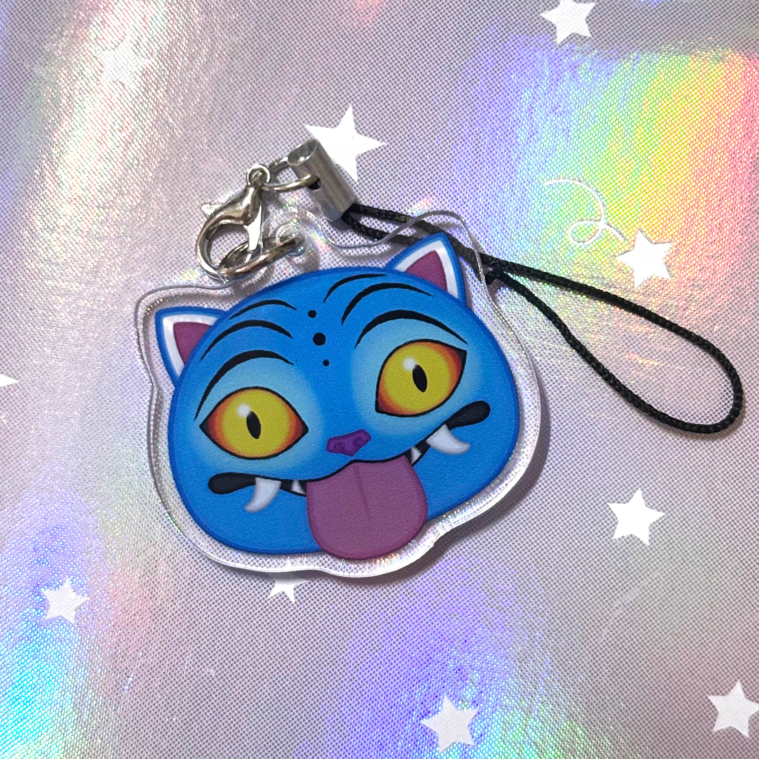 Derpy Tiger Mini Acrylic Charm