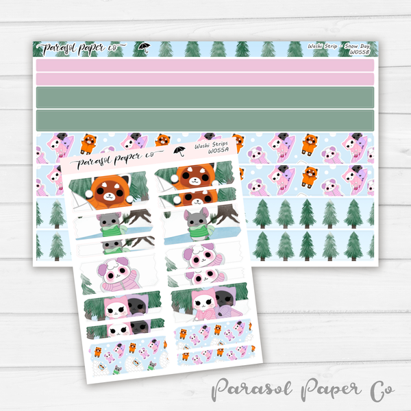 Washi Strips - Snow Day - W055