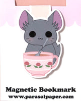 Pandy and Friends Reading Die Cut Magnetic Bookmark