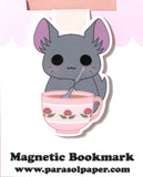 Pandy and Friends Reading Die Cut Magnetic Bookmark