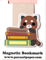Pandy and Friends Reading Die Cut Magnetic Bookmark