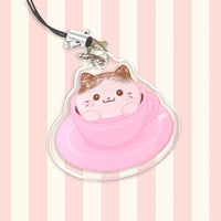 Cat Café Mini Acrylic Charms