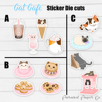 Cat Café - Sticker Die Cut Packs