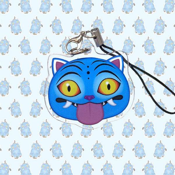 Derpy Tiger Mini Acrylic Charm