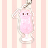 Cat Café Mini Acrylic Charms