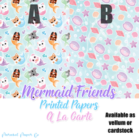 Mermaid Friends - Vellum and Cardstock Papers