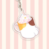 Cat Café Mini Acrylic Charms