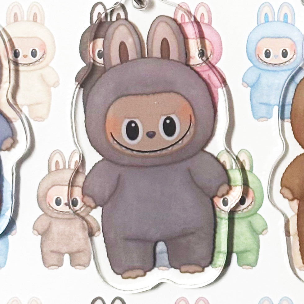 Labubu Exciting Macaron Series Mini Acrylic Charms