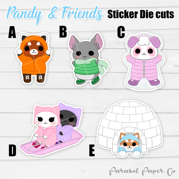 Snow Day  - Sticker Die Cuts